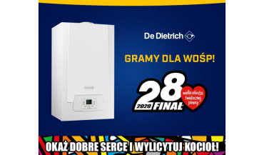 Kocioł gazowy od De Dietrich na aukcji WOŚP!